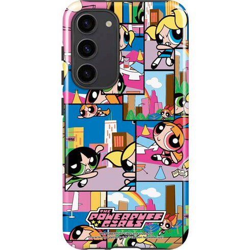 Cartoon Network Powerpuff Girls Patches Galaxy S23 Plus Pro Case