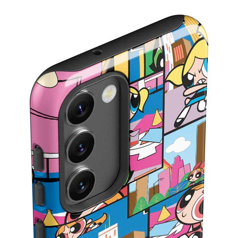 Cartoon Network Powerpuff Girls Patches Galaxy S23 Plus Pro Case