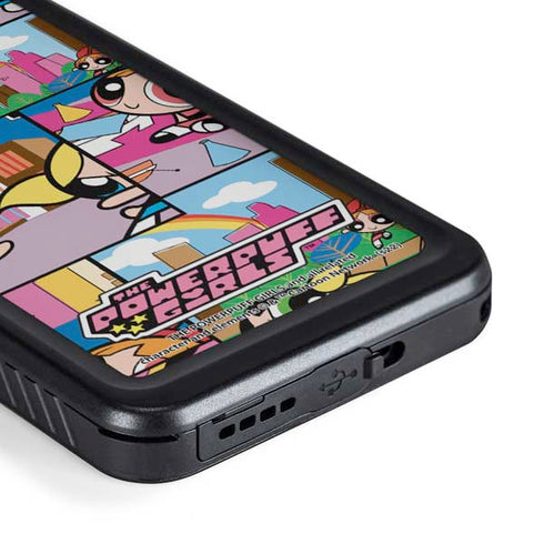 Cartoon Network Powerpuff Girls Patches Galaxy S23 Plus Waterproof Case