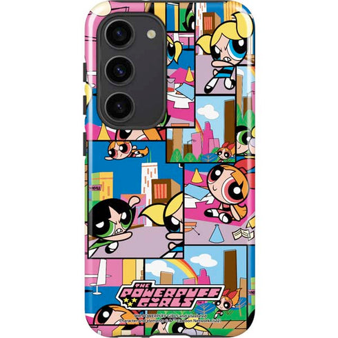 Cartoon Network Powerpuff Girls Patches Galaxy S23 Pro Case