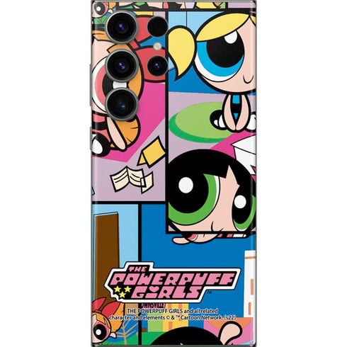 Cartoon Network Powerpuff Girls Patches Galaxy S23 Ultra Skin