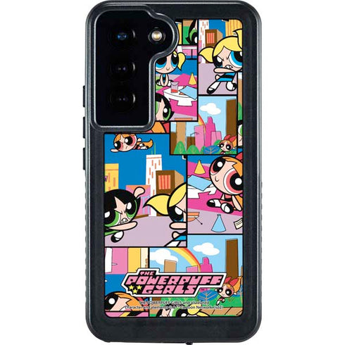 Cartoon Network Powerpuff Girls Patches Galaxy S23 Waterproof Case