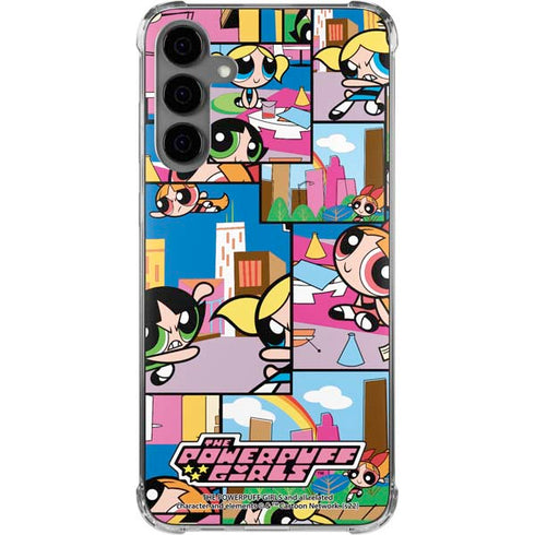 Cartoon Network Powerpuff Girls Patches Galaxy S24 Plus Clear Case