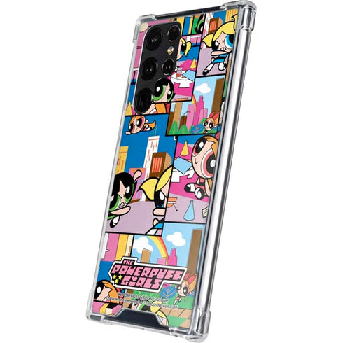 Cartoon Network Powerpuff Girls Patches Galaxy S24 Ultra Clear Case