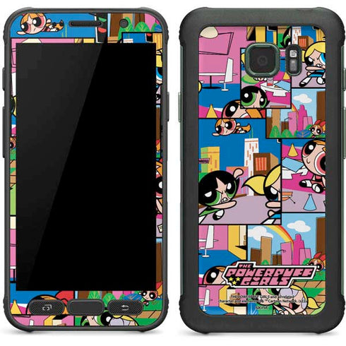 Cartoon Network Powerpuff Girls Patches Galaxy S7 Active Skin