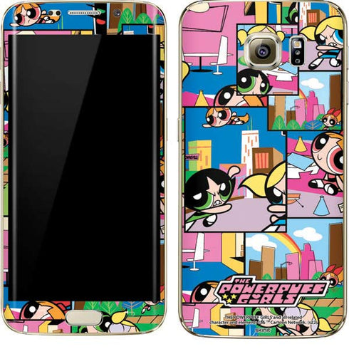 Cartoon Network Powerpuff Girls Patches Galaxy S7 Edge Skin