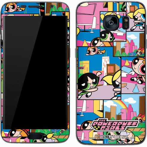 Cartoon Network Powerpuff Girls Patches Galaxy S7 Skin