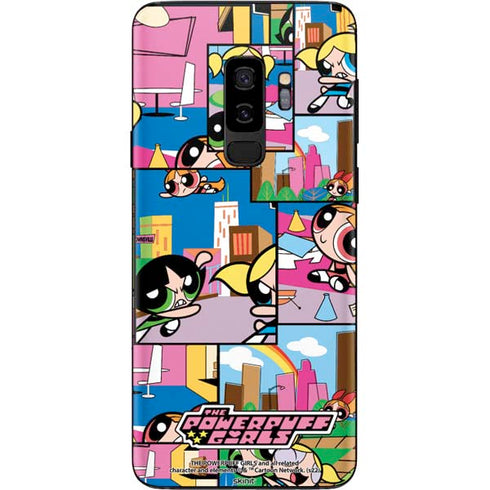 Cartoon Network Powerpuff Girls Patches Galaxy S9 Plus Skin