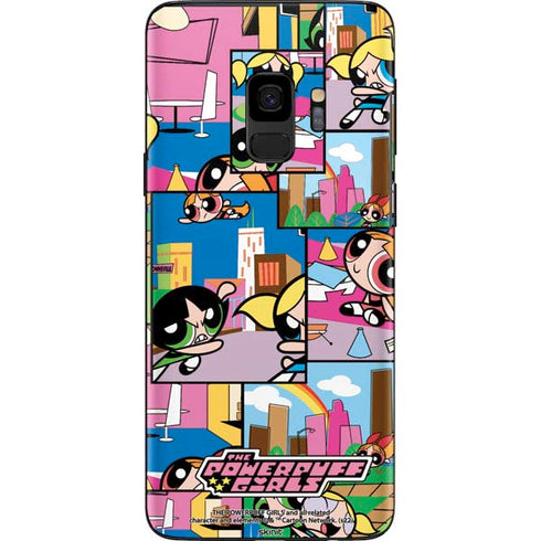 Cartoon Network Powerpuff Girls Patches Galaxy S9 Skin