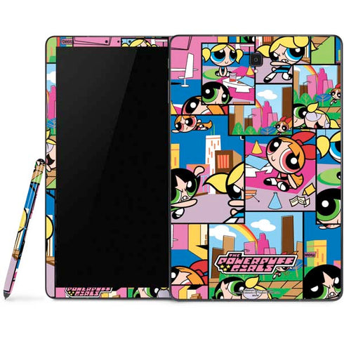 Cartoon Network Powerpuff Girls Patches Samsung Galaxy Tab Skin