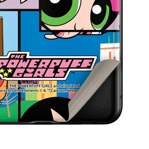 Cartoon Network Powerpuff Girls Patches Galaxy Z Flip Skin
