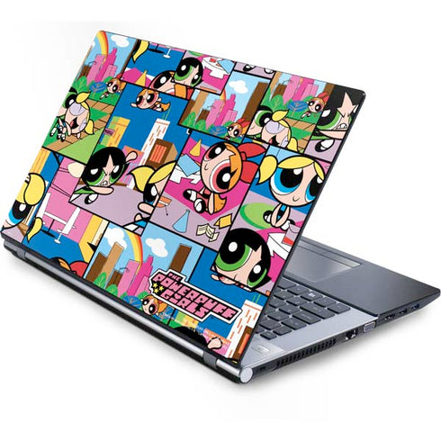 Cartoon Network Powerpuff Girls Patches Generic Laptop Skin