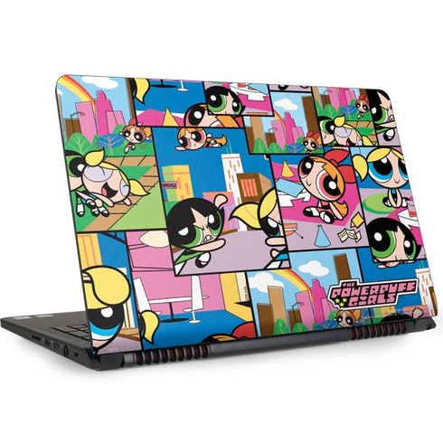 Cartoon Network Powerpuff Girls Patches Dell Inspiron Skin