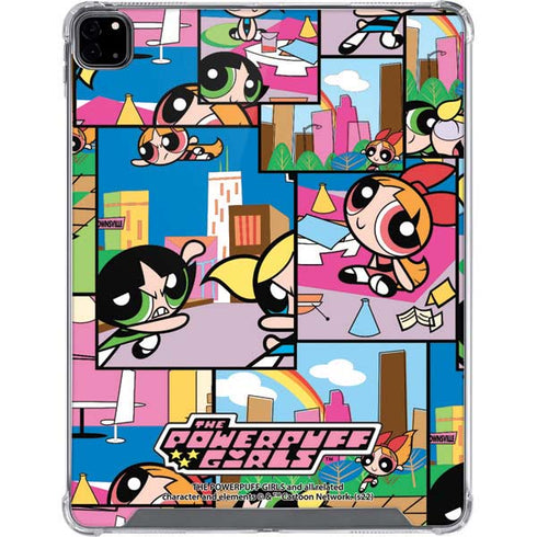 Cartoon Network Powerpuff Girls Patches iPad Pro 12.9in (2020) Clear Case