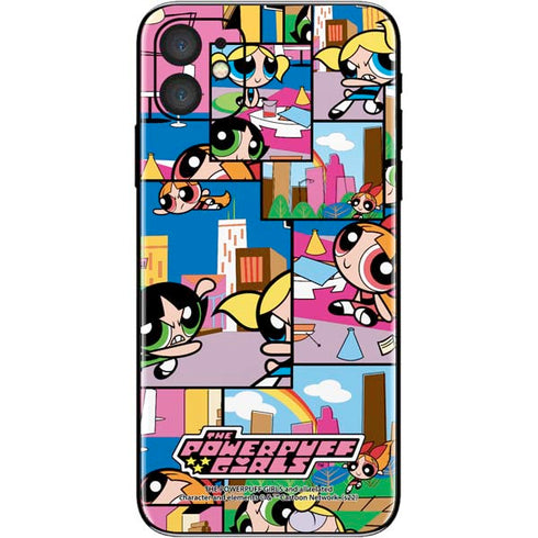 Cartoon Network Powerpuff Girls Patches iPhone 11 Skin