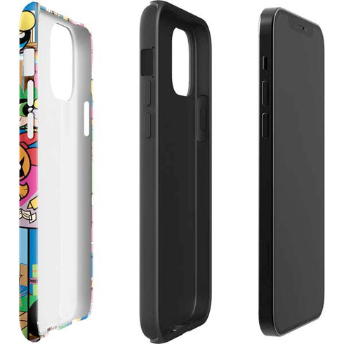 Cartoon Network Powerpuff Girls Patches iPhone 12 Impact Case