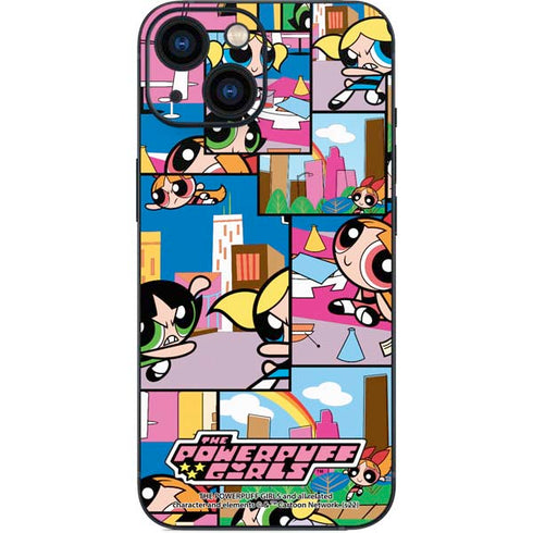 Cartoon Network Powerpuff Girls Patches iPhone 13 Mini Skin