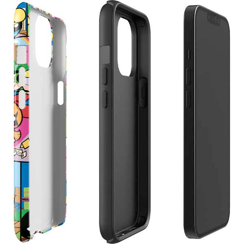 Cartoon Network Powerpuff Girls Patches iPhone 15 Plus Impact Case
