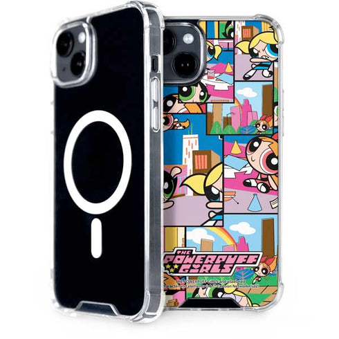 Cartoon Network Powerpuff Girls Patches iPhone 15 Plus MagSafe Case