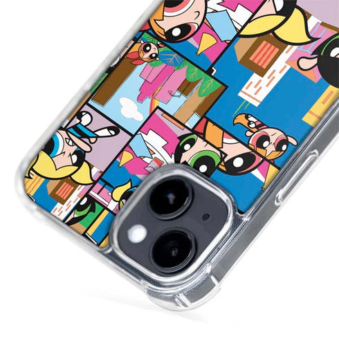 Cartoon Network Powerpuff Girls Patches iPhone 15 Plus MagSafe Case