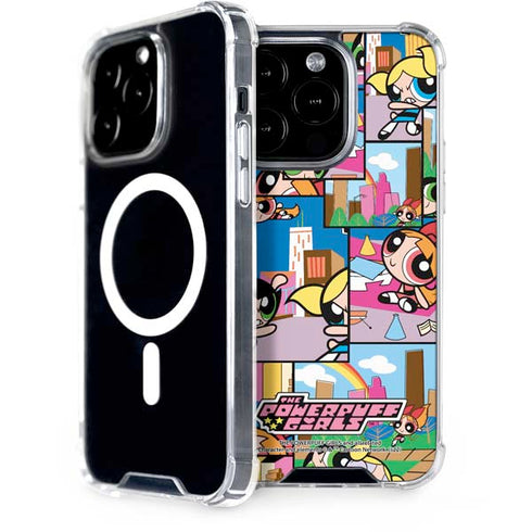 Cartoon Network Powerpuff Girls Patches iPhone 15 Pro MagSafe Case