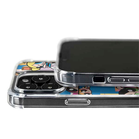Cartoon Network Powerpuff Girls Patches iPhone 15 Pro MagSafe Case
