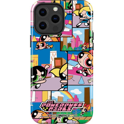 Cartoon Network Powerpuff Girls Patches iPhone 15 Pro Max Impact Case