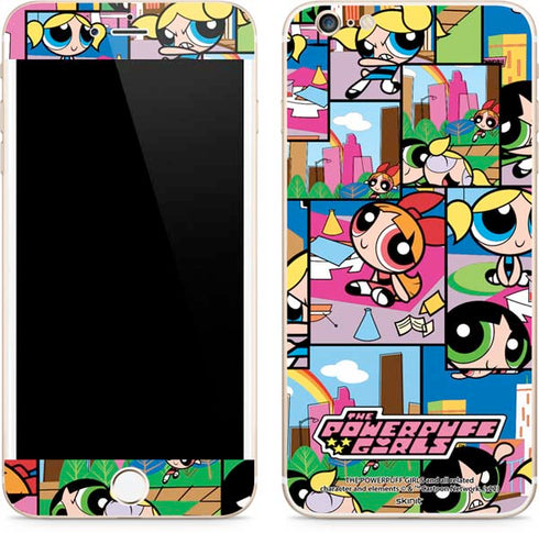 Cartoon Network Powerpuff Girls Patches iPhone 6/6s Plus Skin