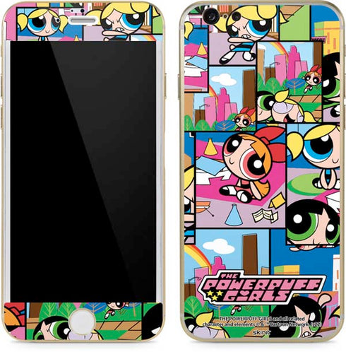 Cartoon Network Powerpuff Girls Patches iPhone 6/6s Skin