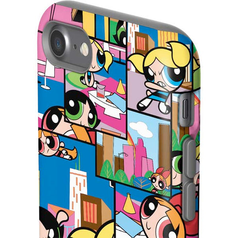Cartoon Network Powerpuff Girls Patches iPhone SE (2nd & 3rd Gen) Pro Case