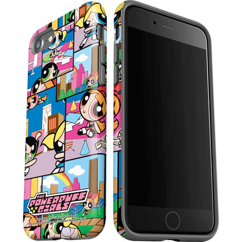 Cartoon Network Powerpuff Girls Patches iPhone SE (2nd & 3rd Gen) Pro Case