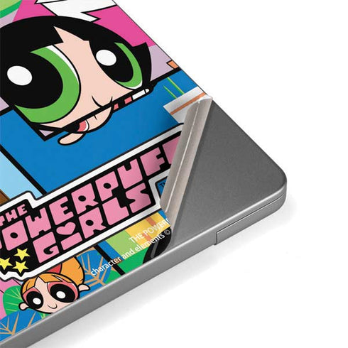 Cartoon Network Powerpuff Girls Patches MacBook Pro 14in (2021-24) Skin