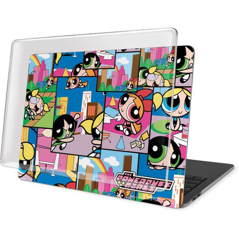 Cartoon Network Powerpuff Girls Patches MacBook Pro 15in (2016-19) Case plus Skin