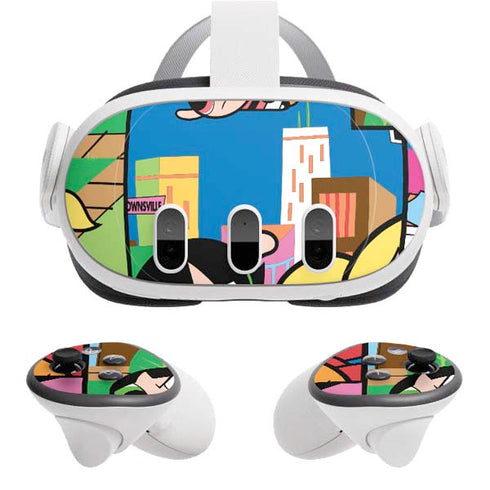 Cartoon Network Powerpuff Girls Patches Meta Quest 3 Skin