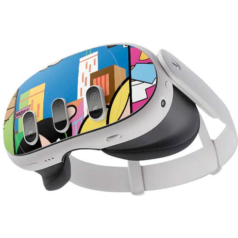 Cartoon Network Powerpuff Girls Patches Meta Quest 3 Skin