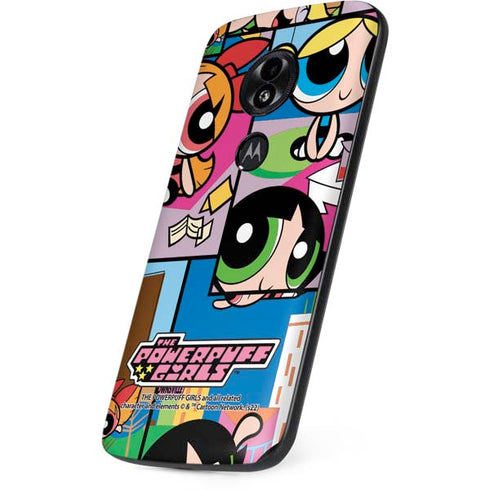 Cartoon Network Powerpuff Girls Patches Moto E5 Play Skin
