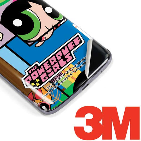 Cartoon Network Powerpuff Girls Patches Moto E5 Plus Skin