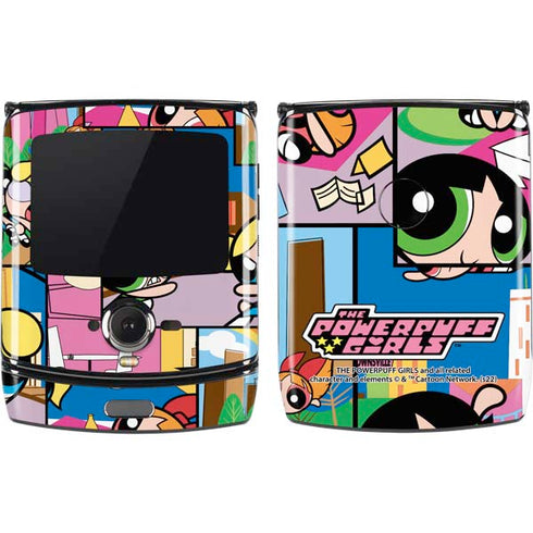 Cartoon Network Powerpuff Girls Patches Motorola RAZR Skin