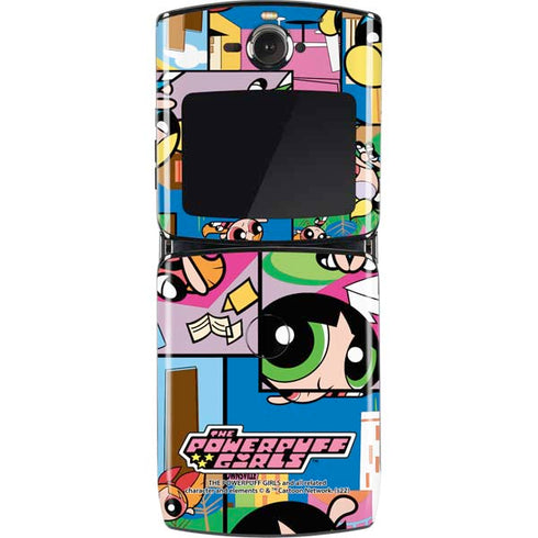 Cartoon Network Powerpuff Girls Patches Motorola RAZR Skin