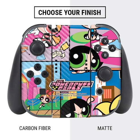 Cartoon Network Powerpuff Girls Patches Nintendo Switch Bundle Skin