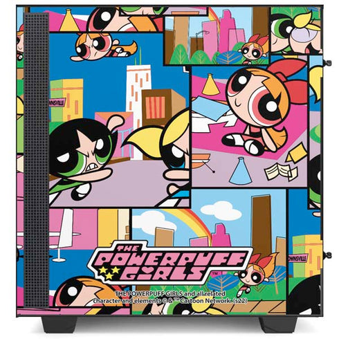 Cartoon Network Powerpuff Girls Patches NZXT H510 Compact ATX Mid-Tower Case Skin