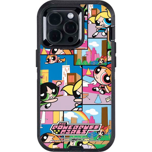 Cartoon Network Powerpuff Girls Patches Otterbox Defender iPhone Skin