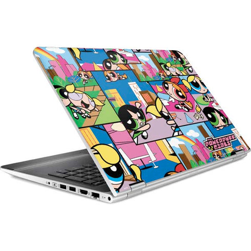Cartoon Network Powerpuff Girls Patches HP Pavilion Skin