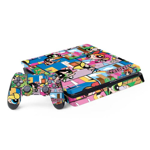 Cartoon Network Powerpuff Girls Patches PS4 Slim Bundle Skin