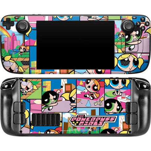 Cartoon Network Powerpuff Girls Patches Steam Deck Handheld Gaming Computer Skin