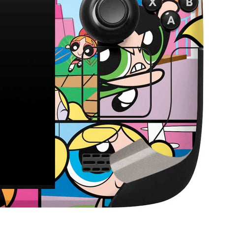 Cartoon Network Powerpuff Girls Patches Steam Deck Handheld Gaming Computer Skin