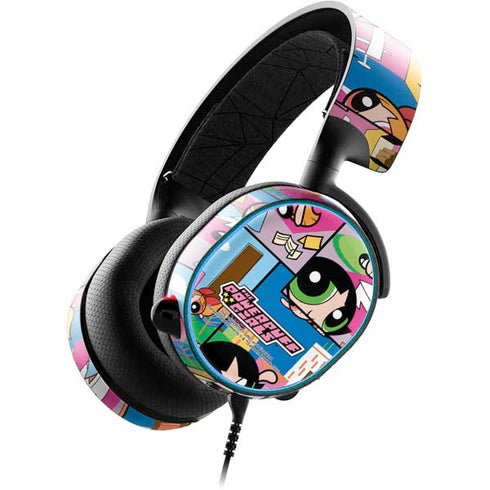 Cartoon Network Powerpuff Girls Patches SteelSeries Arctis 3 Skin