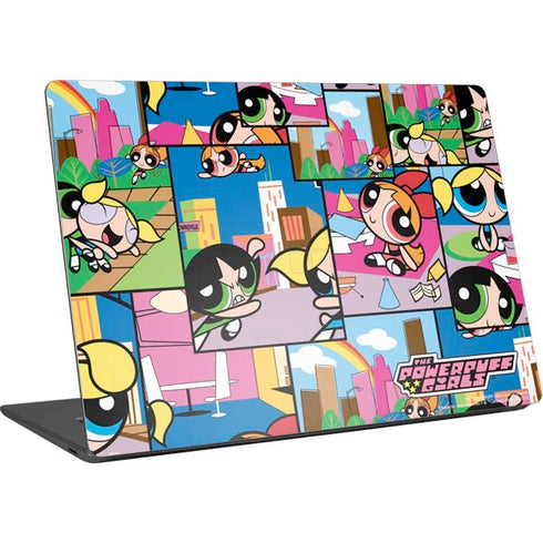 Cartoon Network Powerpuff Girls Patches Surface Laptop 4 15in Skin