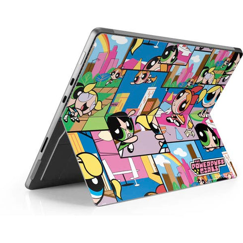 Cartoon Network Powerpuff Girls Patches Surface Pro 8 Skin