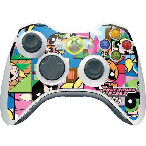 Cartoon Network Powerpuff Girls Patches Xbox 360 Wireless Controller Skin